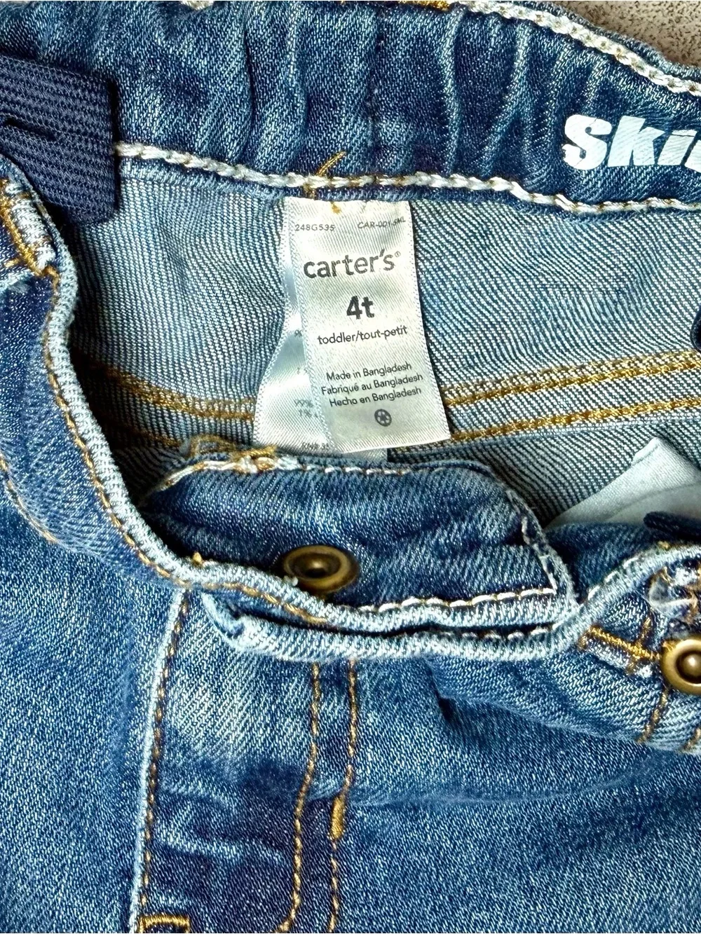 Carter's Blue Slim Straight Jeans